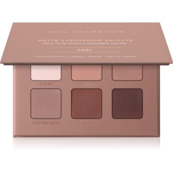 SOSU Cosmetics Matte Eyeshadow Palette paletă cu farduri de ochi - imagine 2